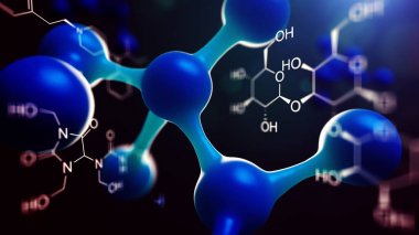Bilim veya atomları ve molekülleri ile tıbbi geçmişi.