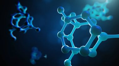 Bilim veya atomları ve molekülleri ile tıbbi geçmişi.