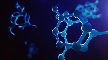 Bilim veya atomları ve molekülleri ile tıbbi geçmişi.