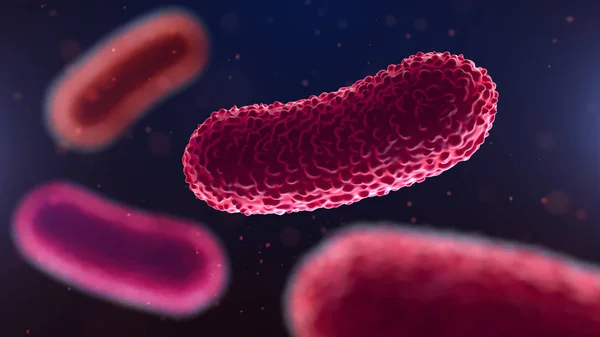 3d illustration of bacteria. Medical background — Stock Photo, Image