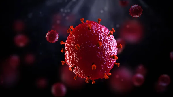 3d ilustración del virus del VIH. Concepto médico —  Fotos de Stock
