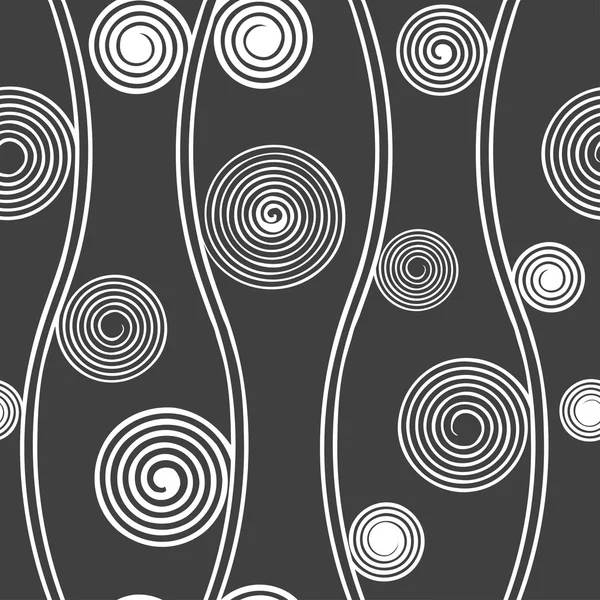 Fond d'écran avec ornement en spirale — Image vectorielle