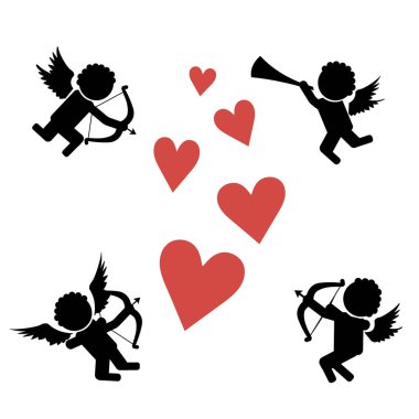 Çubuk şekilli cupidler.