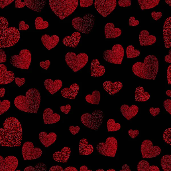 Patrón de amor abstracto. San Valentín telón de fondo romántico — Archivo Imágenes Vectoriales