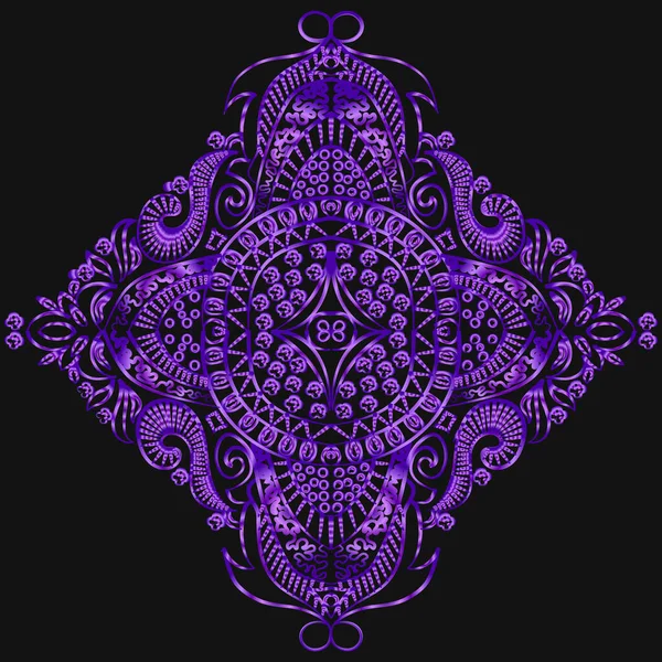 Mandala decorativo. Ilustración — Archivo Imágenes Vectoriales