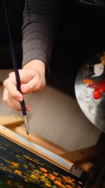 Yağlıboya Resim Görünümü kapatın