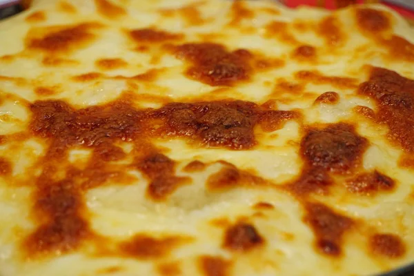Rendelenmiş Mozzarella Peynir Rende Yakın Bakış — Stok fotoğraf