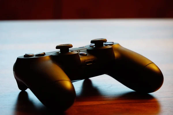 Gamepad Zbliżenie Podświetleniem — Zdjęcie stockowe