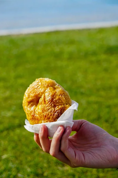 Traditional Izmir Pastry Boyoz Close View — Stock Photo, Image