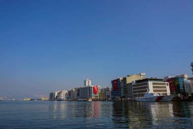 29 Ekim 2019, İzmir Türkiye, Cumhuriyet Günü için 29 Ekim 'de İzmir Konak' ta kutlamalar ve meşale geçidi;