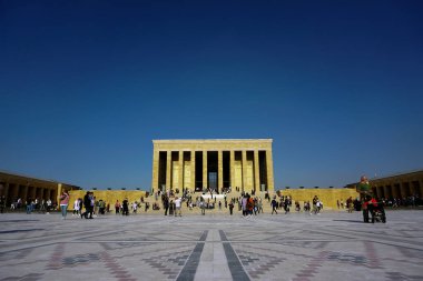 12 Ekim 2019, Ankara Türkiye, Ankara 'da Anitkabir mousoleum heykeli