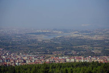 Yukarıdan Denizli panoramik görünümü