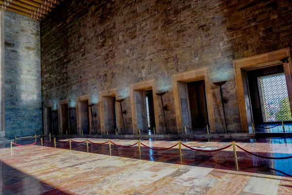 Interior Del Mausoleo Monumento Anitkabir — Foto de Stock