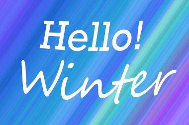 Merhaba Winter şablon dokusu arkaplanı