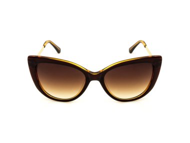 moda güneş gözlüğü üzerinde beyaz izole