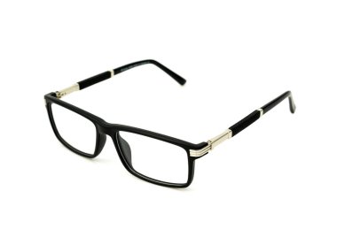 Beyaz izole moda gözlük