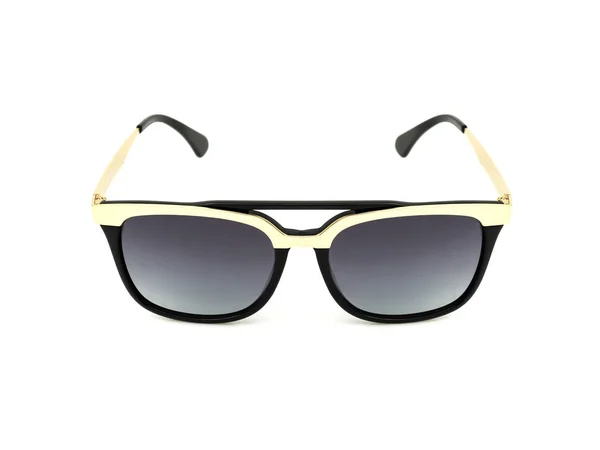 Moda güneş gözlüğü üzerinde beyaz izole — Stok fotoğraf