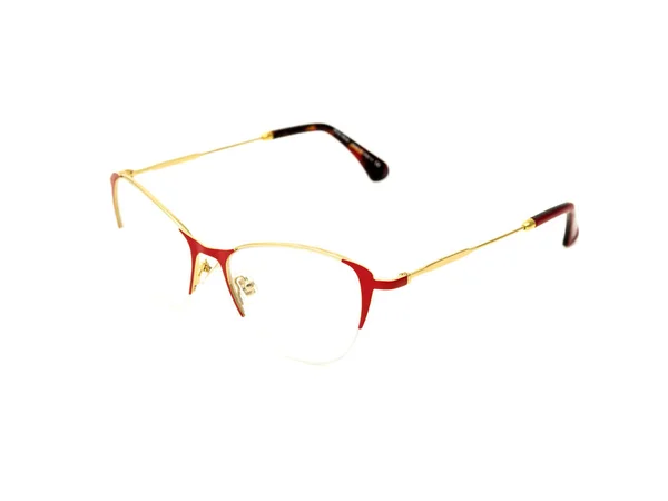 Beyaz izole moda gözlük — Stok fotoğraf