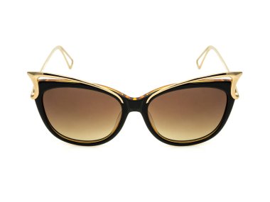 moda güneş gözlüğü üzerinde beyaz izole