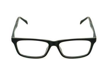 Beyaz izole moda gözlük