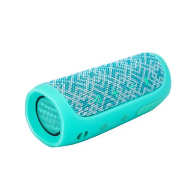 Minsk, Beyaz Rusya - Eylül 1, 2017: üzerinde izole Jbl bluetooth sözcü 