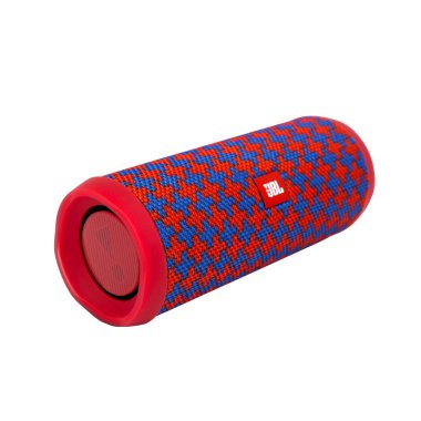 Minsk, Beyaz Rusya - Eylül 1, 2017: üzerinde izole Jbl bluetooth sözcü 