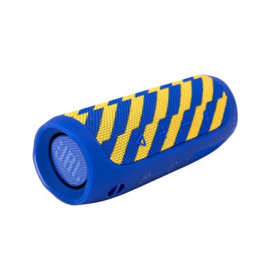 Minsk, Beyaz Rusya - Eylül 1, 2017: üzerinde izole Jbl bluetooth sözcü 