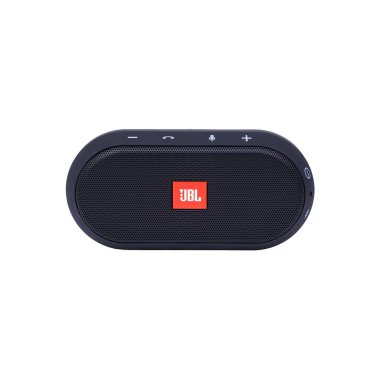 Minsk, Beyaz Rusya - Eylül 1, 2017: üzerinde izole Jbl bluetooth sözcü 