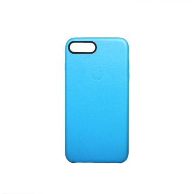 Minsk, Beyaz Rusya - Eylül 1, 2017: beyaz izole iphone durumda