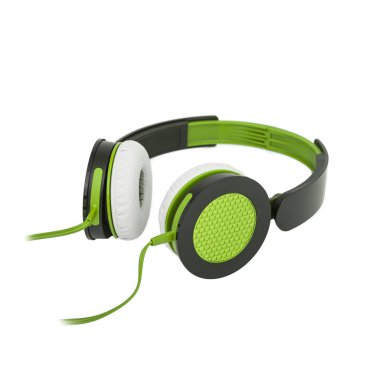 beyaz izole kulaklık