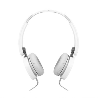 beyaz izole kulaklık