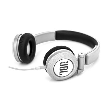 Minsk, Beyaz Rusya - Eylül 1, 2017: beyaz izole Jbl kulaklık