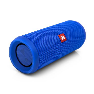 Minsk, Beyaz Rusya - Eylül 1, 2017: üzerinde izole Jbl bluetooth sözcü 