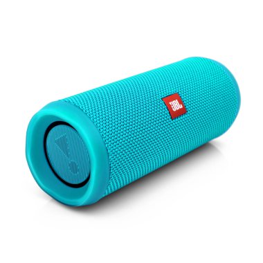 Minsk, Beyaz Rusya - Eylül 1, 2017: üzerinde izole Jbl bluetooth sözcü 