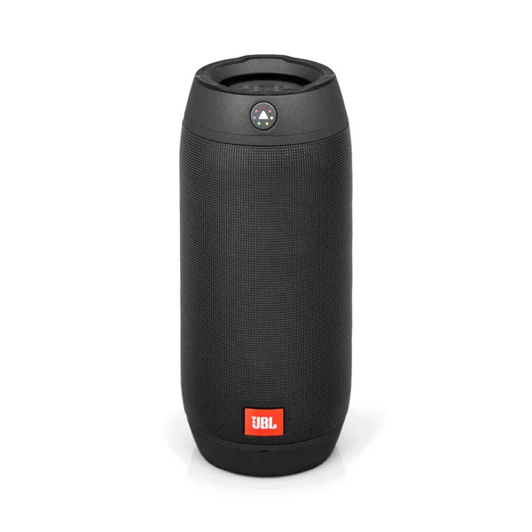 Minsk, Beyaz Rusya - Eylül 1, 2017: üzerinde izole Jbl bluetooth sözcü 