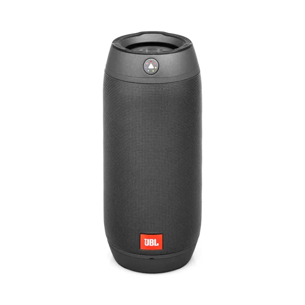 Minsk, Belarus - 1 Set, 2017: Bluetooth Speaker JBL isolado em — Fotografia de Stock