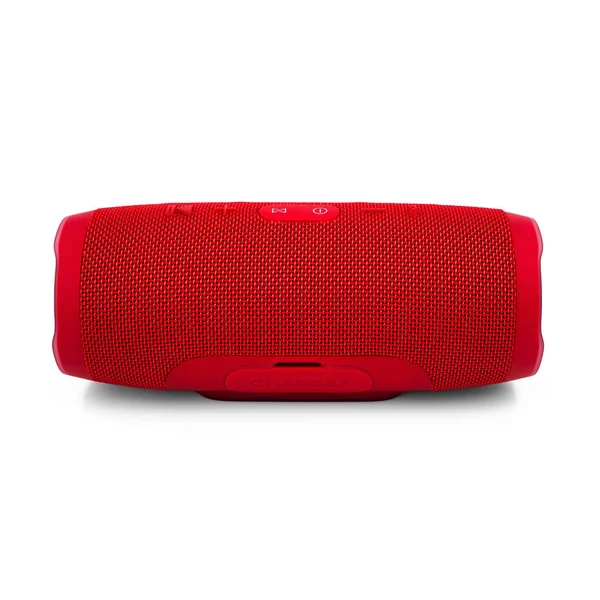 Minsk, Beyaz Rusya - Eylül 1, 2017: üzerinde izole Jbl bluetooth sözcü 