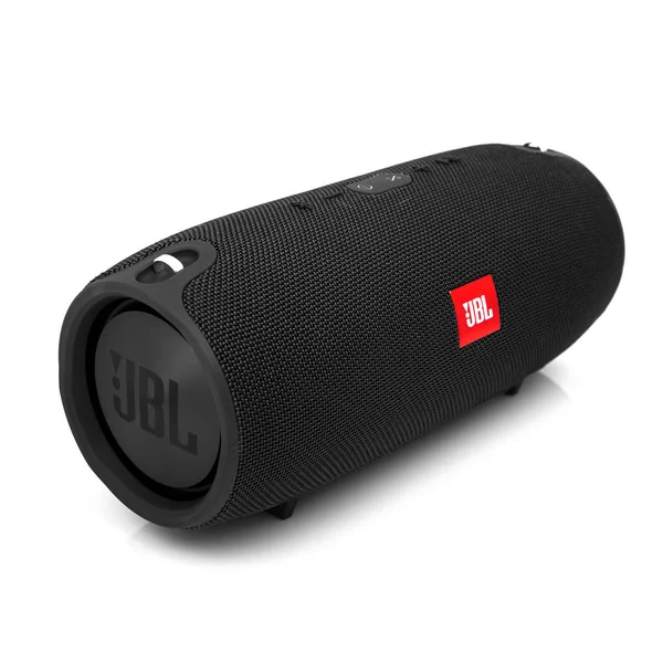 Минск, Беларусь - 1 Сен, 2017: JBL bluetooth speaker isolated on — стоковое фото