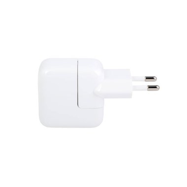 Minsk, Beyaz Rusya - 5 Ekim, 2017: Usb-C güç adaptörü Apple tarafından geliştirilmiş 