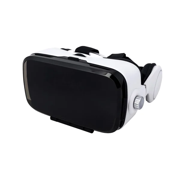 Capacete realidade virtual isolado no branco — Fotografia de Stock