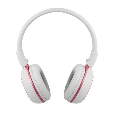 beyaz izole kulaklık