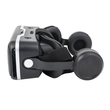 Beyaz izole sanal gerçeklik kask