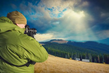 Fotoğrafçı dijital kamera