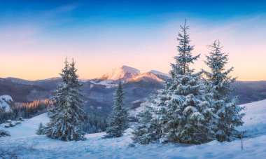 Karpat dağ Vadisi, kış