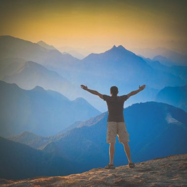 Yüksek tepeler Vadisi tadını çıkarın. Instagram biçimleşmeden