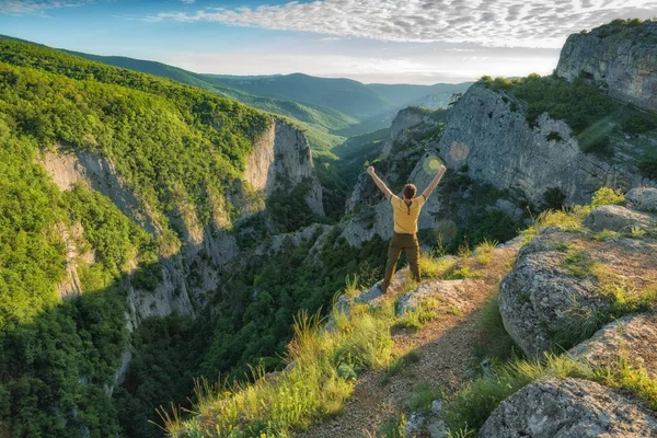 Nad hory kaňon Krym — Stock fotografie