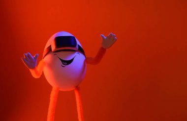 Paskalya yumurtası ayakta bir oyun odası