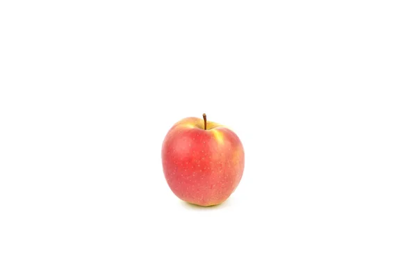 Manzana sobre un fondo blanco. — Foto de Stock