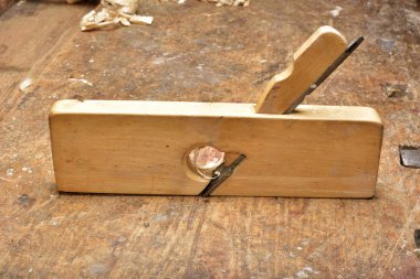 Retro eski kalıplama uçak