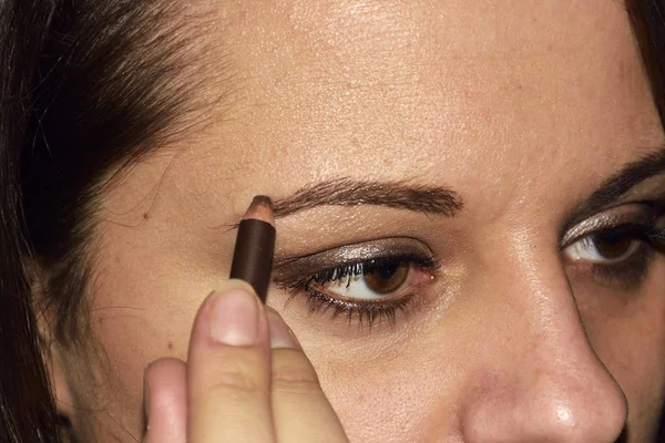 Un lápiz de la ceja del maquillaje — Foto de Stock